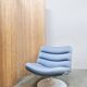 Fauteuil pivotant vintage design hollandais Geoffrey Harcourt Artifort F978