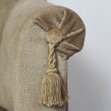 Velvet toad armchair