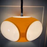 Vintage Yellow Plastic Ufo Ceiling Lamp by Luigi Colani for Massiv, Belgium, 1970s