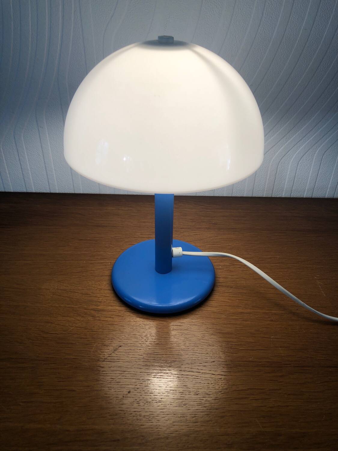 Lampe champignon Aluminor Vintage des annees 70