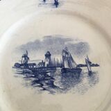 Série de 11 assiettes plates, faïence hollandaise, début XX