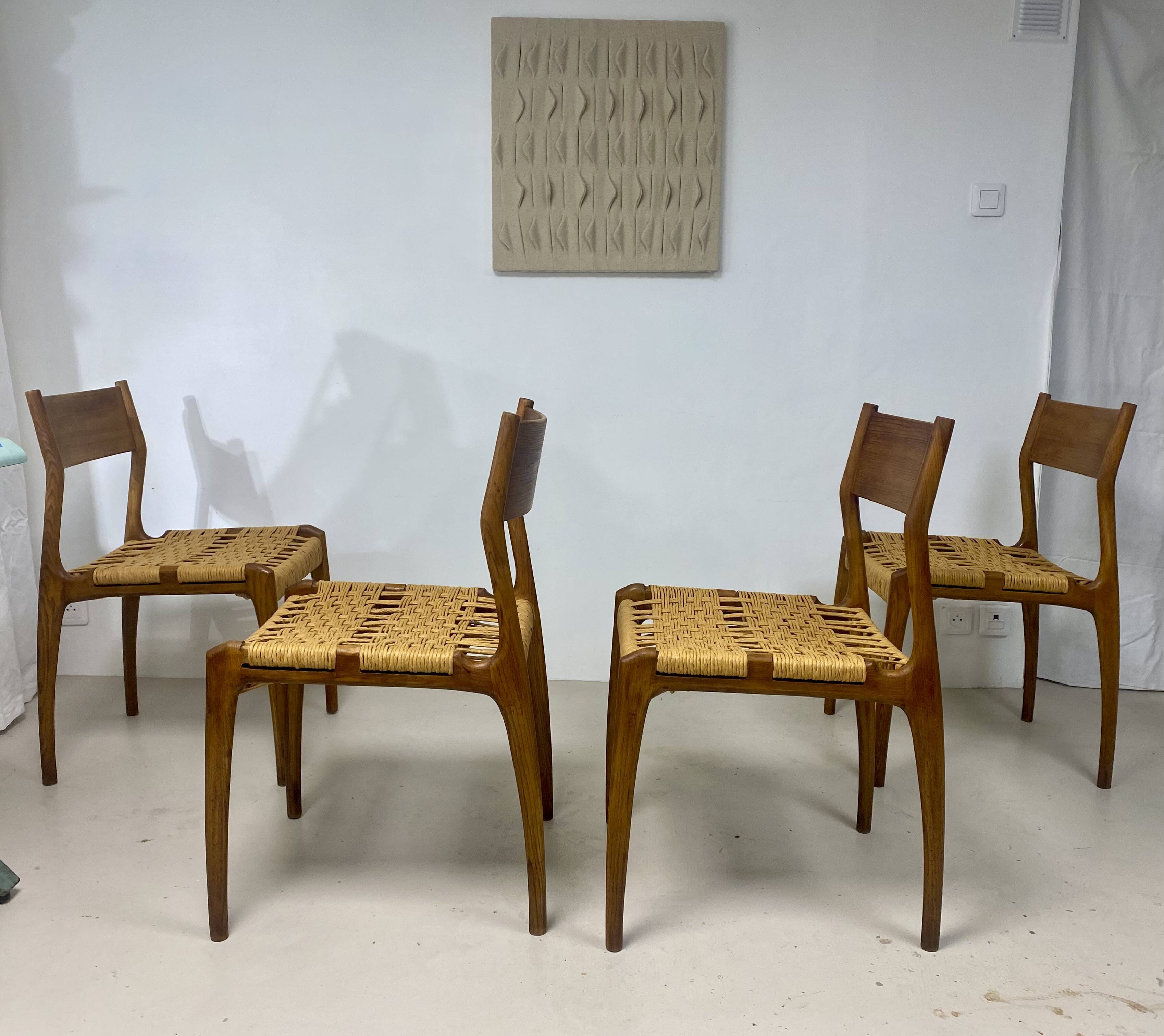 Set of 4 Havana chairs – Gessef, Consorzio Sedie Friuli.