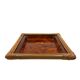 Hollywood regency bamboo tray, Italy 1970s