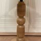 Solid wood lamp scandinavian design 1960.