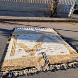 Tapis berbère tissé main a ouad zem en laine pure taille 1,5/2,5 m