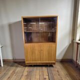 Display cabinet/vintage wooden bookcase