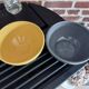 Ribbed earthenware bowl