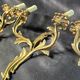 Set of 4 wall sconces in gilded bronze – Louis XV style – 20th century