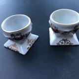 Set of 2 porcelain eggcups