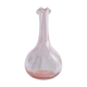 Vase soliflore rose en verre souflé