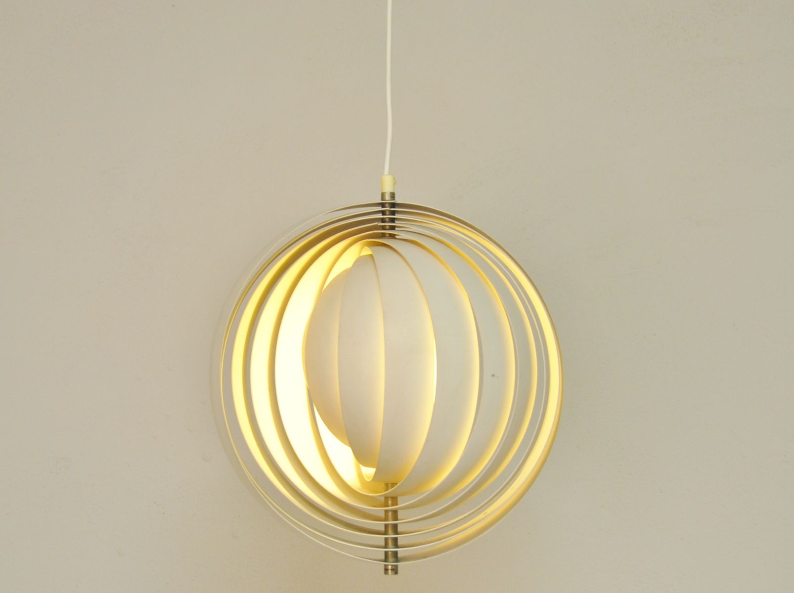 Moon hanging lamp by Verner Panton for Louis Poulsen 1950