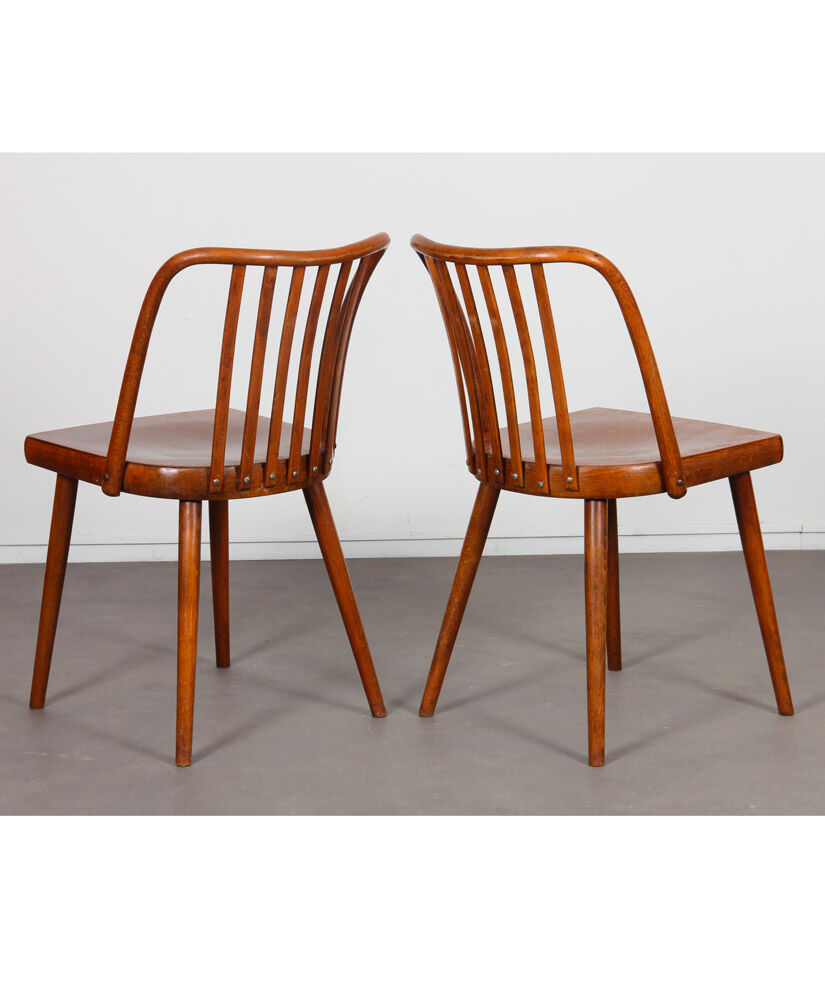 Paire de chaises vintage par Antonin Suman pour Ton, 1960