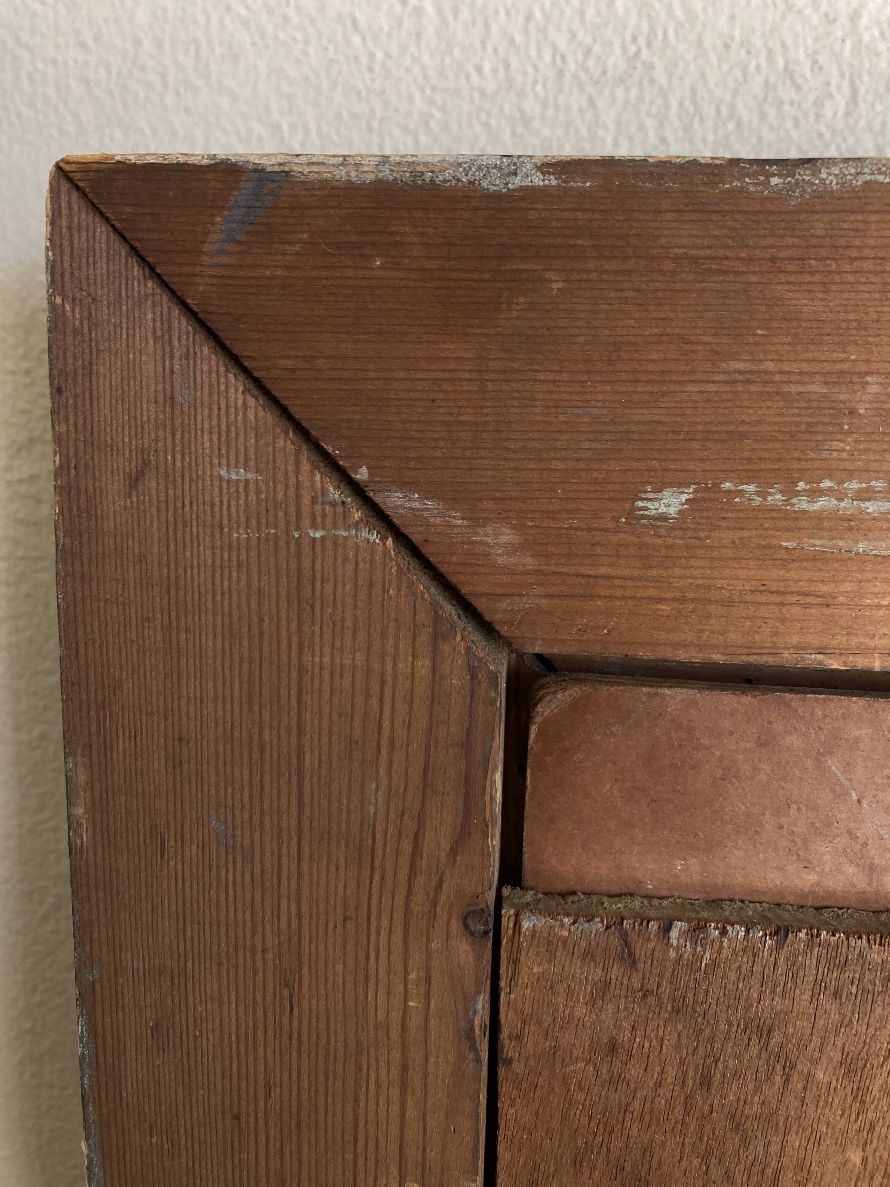 Portrait of a modernist man, oil on panel, 1947.