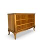Commode italienne en noyer du milieu du siècle, années 1960.