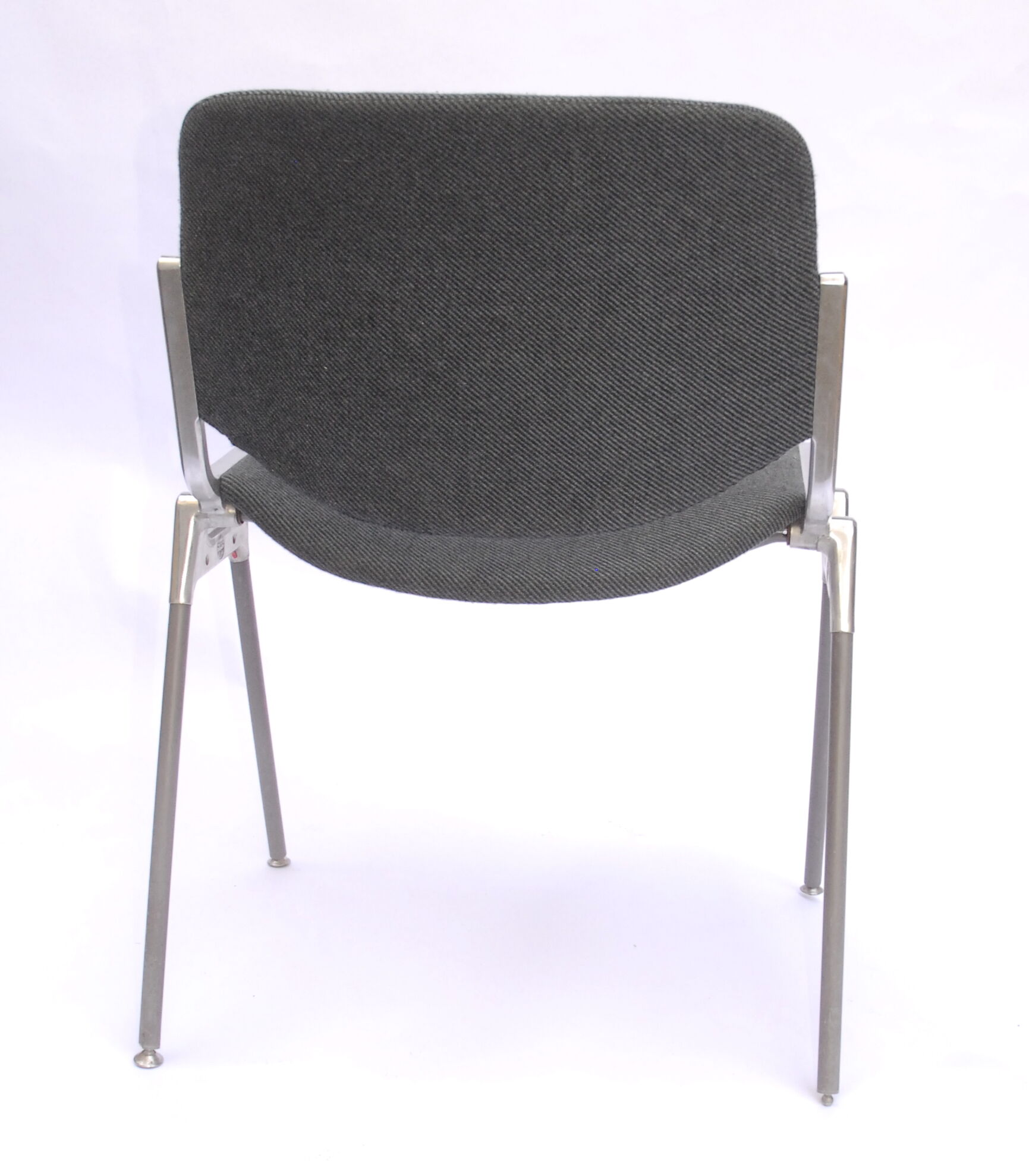 Giancarlo Piretti DSC 106 chair for Castelli with grey fabrics - 60-70