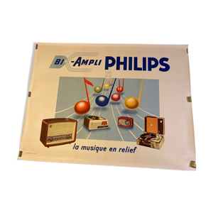Affiche philips la musique