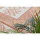 1970s Vintage Turkish Oushak Handmade Wool Cotton Pink Area Rug  168x220