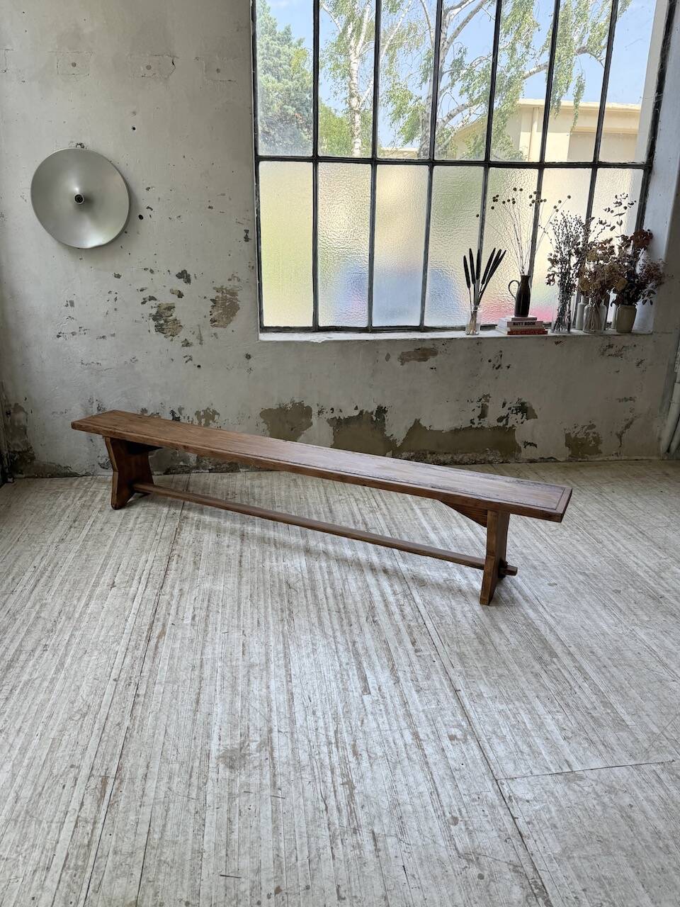 2.5m XL pine farm bench