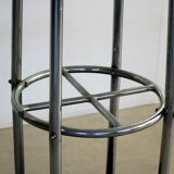 vintage standing coat rack | 70s | chrome
