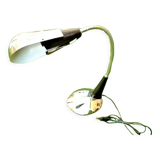 1970s table lamp articulated rod, swivel head chrome metal