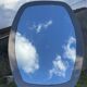 Vintage Wall Mirror, smoked glass, two-tone circa 1980s