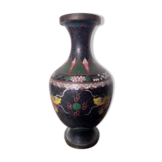 Vase en laiton asiatique