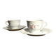 Tasses à thé en porcelaine de Limoges