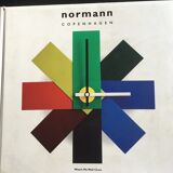 Normann Copenhagen wall clock - multicolor Watch Me Wall model