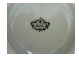 Lot of six cups porcelain limoges