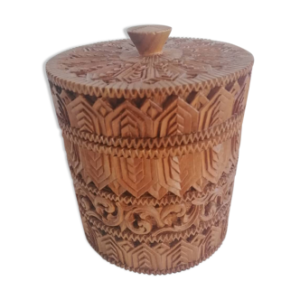 Carved wooden seal
