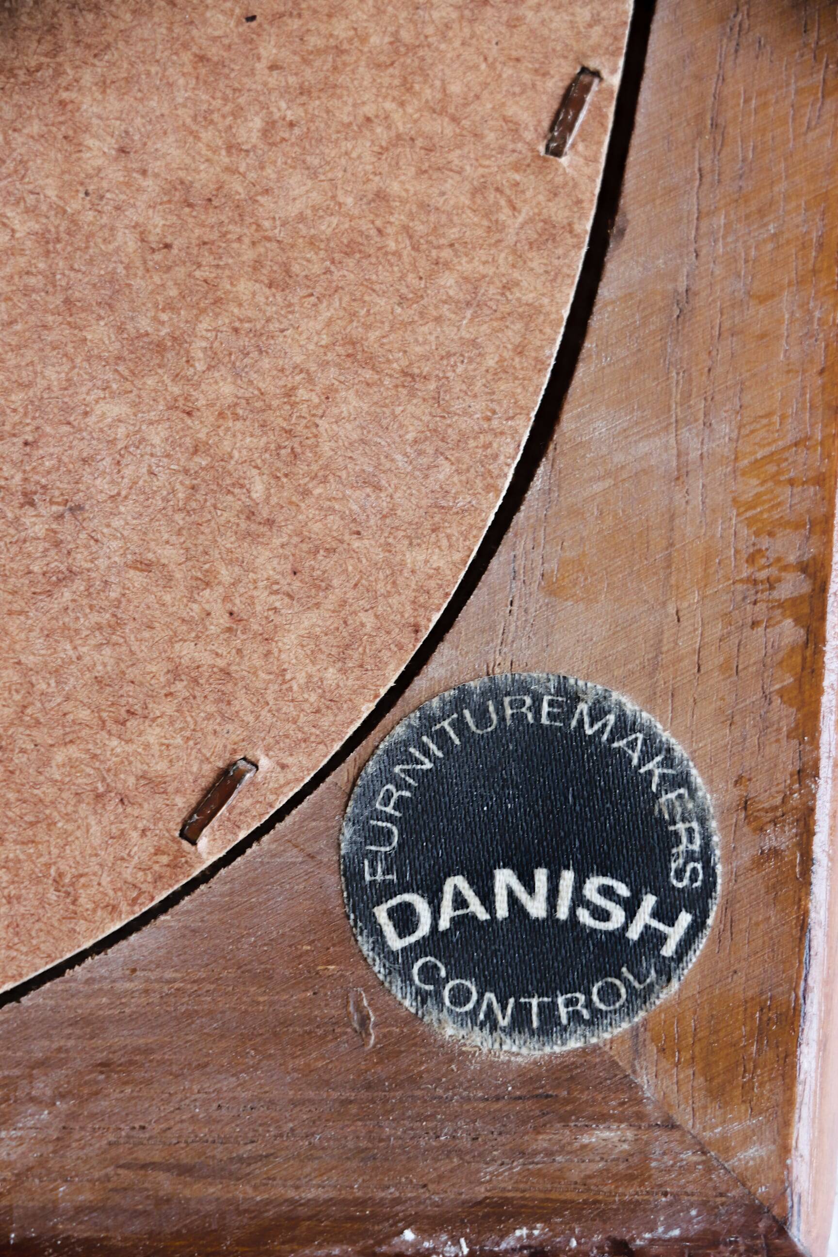 Vintage teak mirror – Aksel Kjersgaard – Danish design 1960