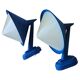 Paire de lampes murales mid-century dans le style de Svea Winkler, Italie, années 1970.