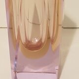 Sommerso glass Murano vase