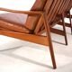 Canapé 3 places Komfort en cuir par Arne Wahl Iversen, 1960