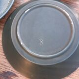 Assiettes en grès Niderviller 1960