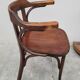 Office chair signed Baumann bistro style curved wood - 1930s