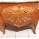 Louis XV style curved chest of drawers, rosewood, restored