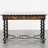 Antique 19th-Century Dutch Marquetry Table
