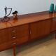 Modernist long sideboard of the 1970s