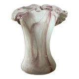 Vase champignon vintage en pâte de verre Murano