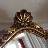Golden mirror shell decoration  - 40x27cm