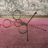 Plant holder 4 twisted iron pots