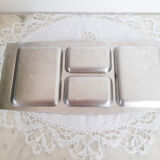 Vintage stainless steel aperitif dish