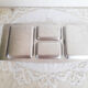 Plat à apéritif vintage en inox
