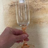 6 two-coloured champagne flutes Luminarc Véronèse
