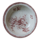 Sarreguemines hollow dish FONTANGES model white/pink
