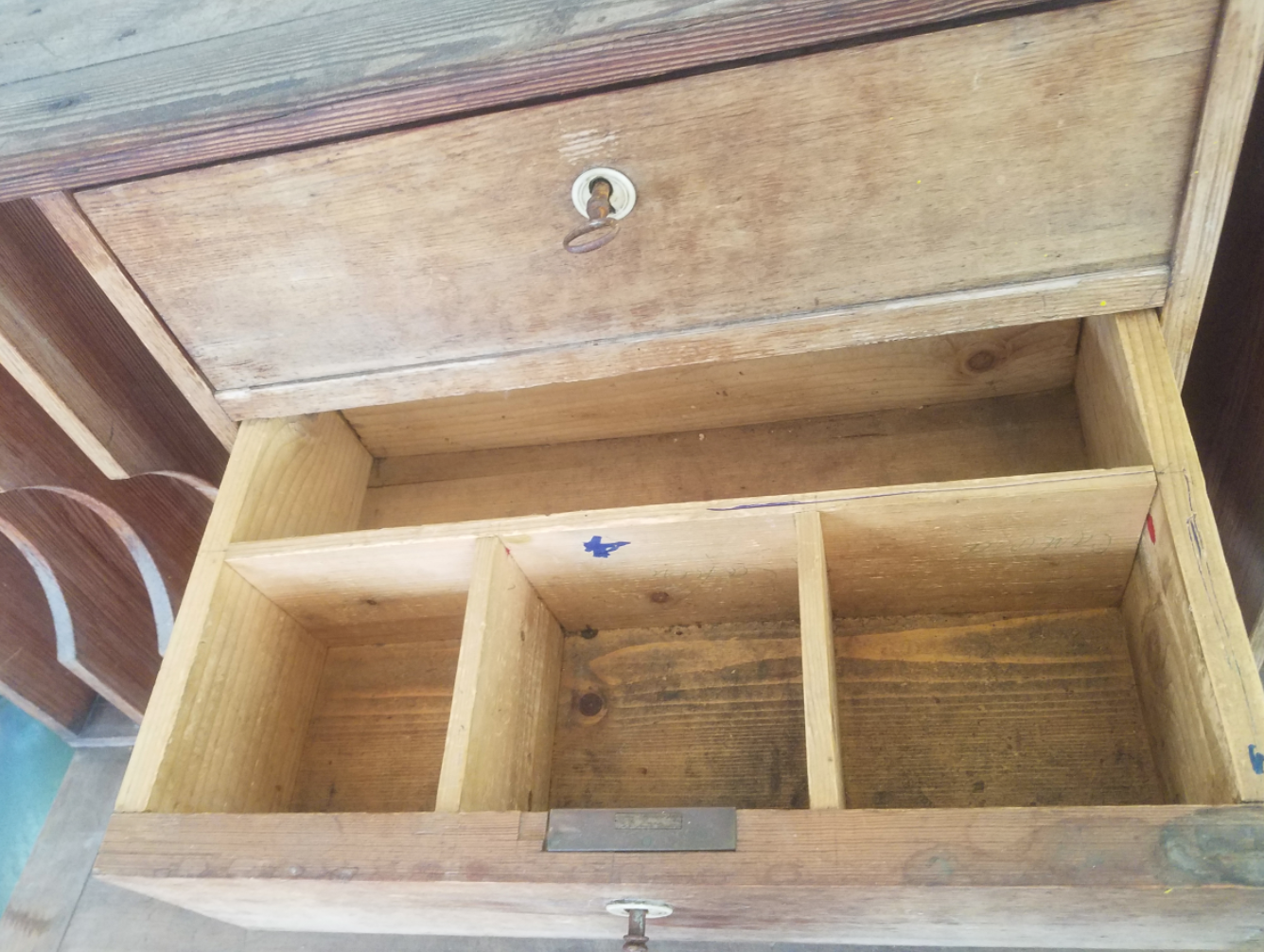 Vintage corner desk