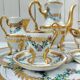 Coffee service for two, Limoges porcelain, complete