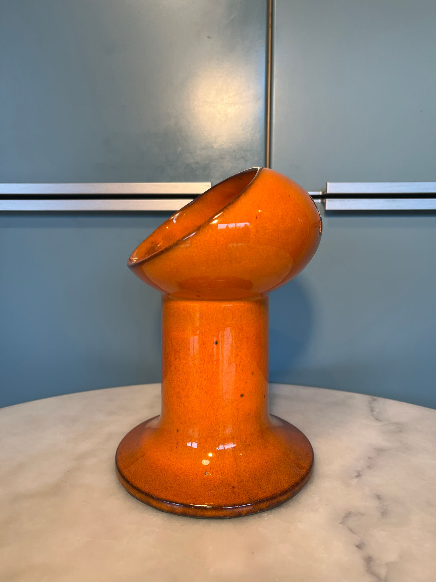 Lampe céramique space age style Marcello Cuneo