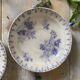 Assiettes en terre de fer décor Flore , coupelles  anciennes